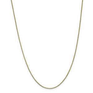 【送料無料】ネックレス　ボックスチェーン10k 1mm box chain 10bx100 26,256円