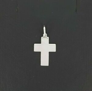 【送料無料】ネックレス　ホワイトゴールドクロスペンダントドルmiran 081249 9k white gold small plain cross pendant 10g rrp 273