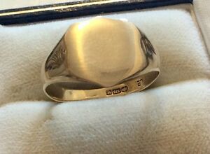 【送料無料】ネックレス　ビンテージゴールドシールドサイズnice quality gents hallmarked early vintage 9ct gold shield signet ring size s