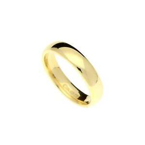 【送料無料】ネックレス　イエローゴールド18ct yellow gold polished wedding ring 4mm 420g
