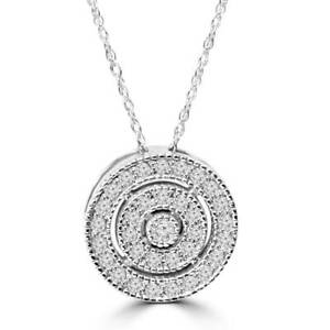 【送料無料】ネックレス　ゴールドサークルアンティークペンダント listingwhite gold 38ct filigree pave circle antique pendant