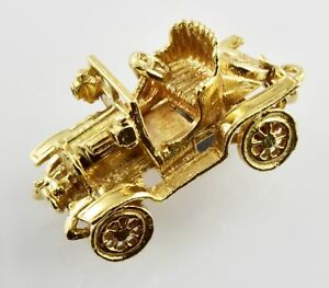 【送料無料】ネックレス　ヴィンテージ9ct7g9k 375heavy vintage old car 9ct gold charm 7g hallmarked 9k 375