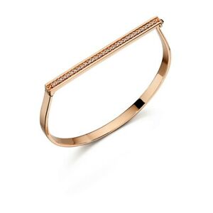 【送料無料】ネックレス　シルバーローズゴールドヒンジブレスレットfiorelli silver rose gold pave hinged bracelet b4862c