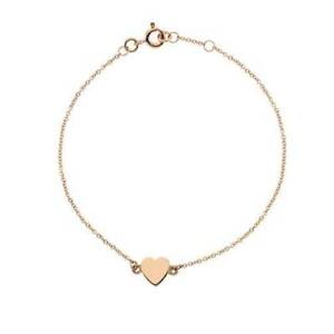 【送料無料】ネックレス　9ctローズ079ct gold redrose collection solid heart 07 bracelet