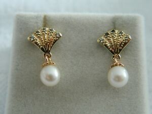 【送料無料】ネックレス　イエローローズウェルシュウィンザースタッドイヤリングclogau 9ct yellow amp; rose welsh gold windsor pearl stud earrings rrp 25000｜hokushin
