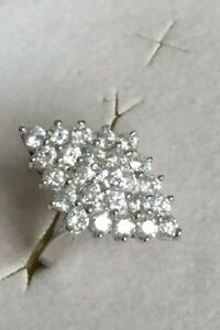 【送料無料】ネックレス　ホワイトゴールドレディースリング18ct white gold hallmarked ladies ring very beautiful 37,687円