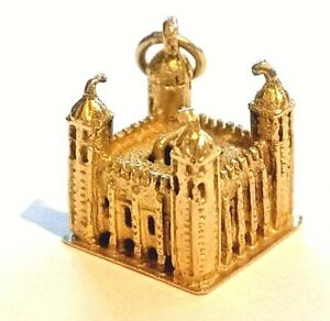 【送料無料】ネックレス ロンドンクラシックゴールドtower of london , classic 9ct gold charm hallmarked, worldwide shipping cg|hokushin