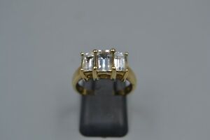 【送料無料】ネックレス　レディーストリロジーリング9ct cz ladies trilogy ring 37,687円