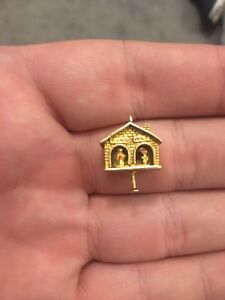 【送料無料】ネックレス　ゴールドビンテージフル9ct gold rare moving weatherstation charm vintage 38g full hallmark 37,687円