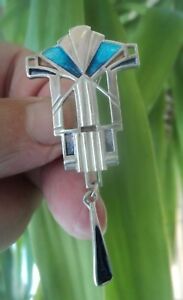 【送料無料】ネックレス　スコットランドスターリングシルバーエナメルアールデコブローチパットチェイニーattractive scottish sterling silver enamel art deco brooch pat cheney ortak