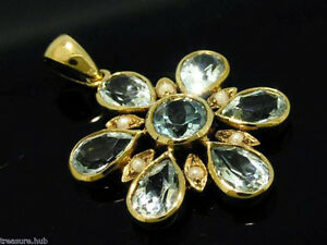 【送料無料】ネックレス　ソリッドイエローゴールドトパーズデイジーペンダントcp167 genuine 9ct solid yellow gold natural topaz daisy pendant flower blossom 37,687円