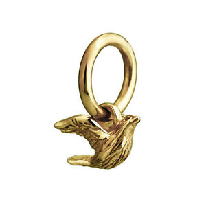 【送料無料】ネックレス　ωビーズソリッドｋゴールドバーディーohm beads genuine solid 18k gold birdie dangle charm aaa077gg