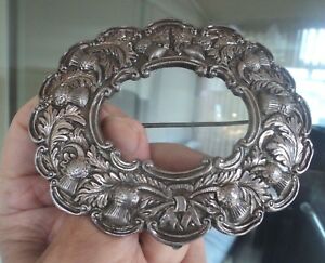 【送料無料】ネックレス　スコットランドシスルブローチvery large scottish mizpah thistle brooch c193050s 37,037円