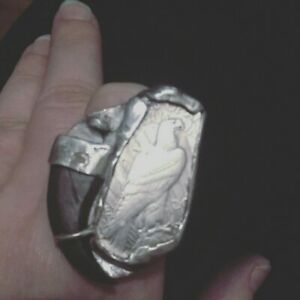 【送料無料】ネックレス　スターリングリングsterling silver eagle ring｜hokushin
