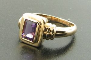【送料無料】ネックレス　アメジストリング9ct amethyst set ring 15000