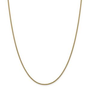 【送料無料】ネックレス　イエローゴールドラウンドボックスチェーンロブスタークラスプ14k yellow gold 15mm hollow round box chain w lobster clasp 16 30｜hokushin