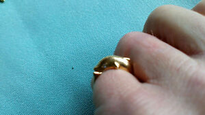 【送料無料】ネックレス　ゴールドレディースドルフィンリングサイズ43 g heavy 14 ct gold ladies dolphin ring size n 12 vgc 38,337円