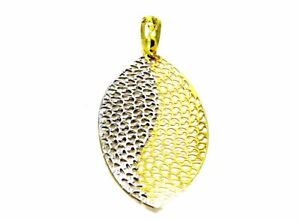 【送料無料】ネックレス　ペンダントゴールドpendant gold 18kt 7501000 leaf filigree