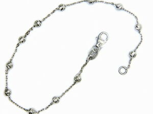 【送料無料】ネックレス　ブレスレットビーズストライプパターンgold bracelet 18kt pattern with beads spheres small blue striped