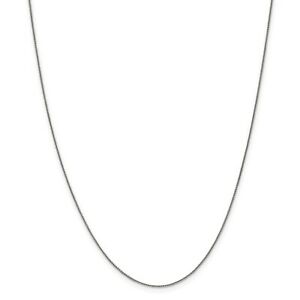 【送料無料】ネックレス　ｋホワイトゴールドソリッドプレーンチェーンロブスタークラスプ14k white gold 080mm solid plain spiga chain w lobster clasp 14 30