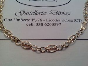 【送料無料】ネックレス　イタリアイエローゴールドブレスレット18k yellow gold bracelet made in italy｜hokushin