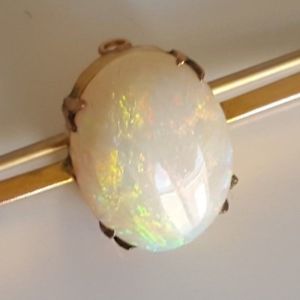 【送料無料】ネックレス　オパールブローチゴールドローズ9k solid rose gold with solid oval opal brooch 325g 38,987円