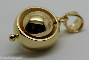 【送料無料】ネックレス　ベルチャーイエローゴールドボールドロップペンダントkaedesigns belcher large 12mm 9ct yellow gold ball drop pendant