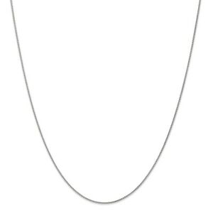 【送料無料】ネックレス　1mm14kホワイトゴールドspigaペンダントチェーンwロブスター163014k white gold 1mm solid polished spiga pendant chain w lobster clasp 16 30｜hokushin