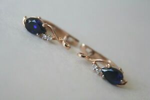 【送料無料】ネックレス　14k585rosegoldロシアイアリング14k 585 rose gold russian earrings