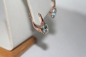 【送料無料】ネックレス　14k585rosegoldロシアイアリング14k 585 rose gold russian earrings