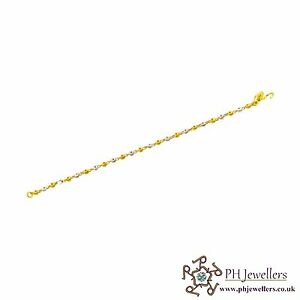 ネックレス　イエローゴールドキッズブレスレット22ct 916 hallmark yellow gold kids bracelet kb8