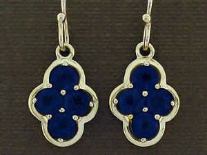 【送料無料】ネックレス　ソリッドイエローゴールドサファイアクラスタイヤリングドロップe053 genuine 9ct solid yellow gold natural sapphire cluster drop earrings｜hokushin