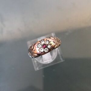 【送料無料】ネックレス　9ctヴィンテージクラスタ21gサイズnwomens 9ct vintage gold cluster ring hallmarked weight 21g size n stamped
