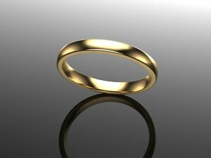 【送料無料】ネックレス　18ctイェローゴールドコートヘビー2mm18ct yellow gold ladies comfort court wedding ringheavy weight 2mm｜hokushin