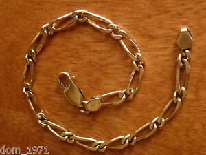 【送料無料】ネックレス　ソリッドゴールドスタイリッシュブレスレット9k 9ct solid gold stylish bracelet 4mm 20cm 729g