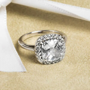 【送料無料】ネックレス　ホワイトゴールドホワイトトパーズリング9ct white gold white topaz ring