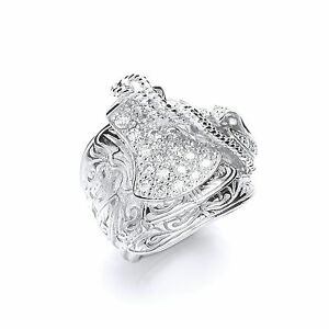 【送料無料】ネックレス　サドルリングメンズソリッドスターリングシルバーグラムsaddle ring mens gents solid sterling silver very heavy hallmarked 295 grams