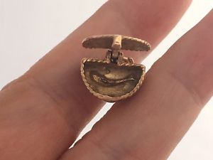 【送料無料】ネックレス　ヴィンテージゴールドクリールvintage 9ct gold creel charm r2934｜hokushin