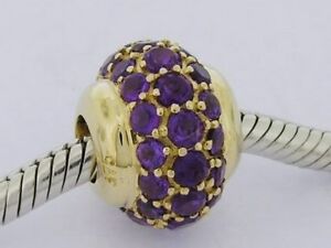 【送料無料】ネックレス イエローゴールドアメジストビードbd040 genuine 9ct yellow gold natural amethyst large pave bead glitterball