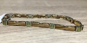 【送料無料】ネックレス　ペリドットブレスレットperidot 9ct bracelet 40,937円