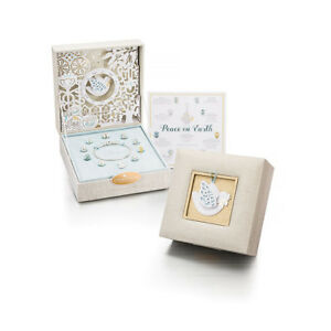 【送料無料】ネックレス　アースブレスレット￥セット60 genuine chamilia 925 silver peace on earth charm amp; bracelet set rrp 400