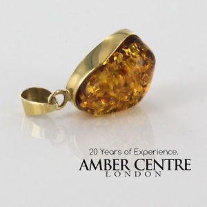 【送料無料】ネックレス　ハンドゴールドグランプリ￥バルトペンダントitaliam hand made unique baltic amber pendant in 14ct gold gp0373 rrp360 42,237円