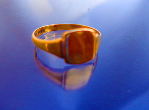【送料無料】ネックレス　9 ct3サイズo127149 ct solid gold three stone citrine gem ring uk size o 12 us size 7 14