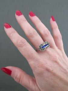【送料無料】ネックレス　ビンテージアールデコペーストリングvintage art deco silver paste ring｜hokushin