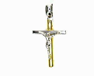 【送料無料】ネックレス　pendant gold 18kt cross with christ smallpendant gold 18kt cross with christ small｜hokushin