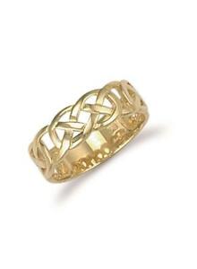 【送料無料】ネックレス　イエローゴールドセルティックリングyellow gold celtic ring｜hokushin