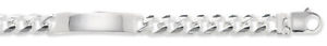 【送料無料】ネックレス　ブレスレットsterling silver gents bombe curb id bracelet｜hokushin