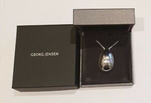 【送料無料】ネックレス　ゲオルクイェンセンアストリッドスターリングシルバードロップペンダントgeorg jensen astrid sterling silver small drop pendant 10001170