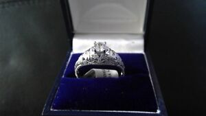 【送料無料】ネックレス　レディースホワイトゴールドリングladies 14ct white gold ring 375 44,837円