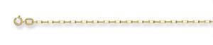 【送料無料】ネックレス　イェローゴールドリンクチェーン28yellow gold paper link chain 28｜hokushin